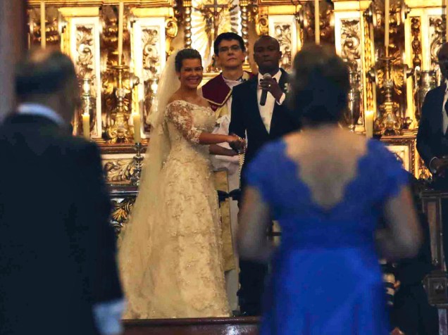 Thiaguinho e Fernanda Souza se casam na Casa Fasano, em Jardins, zona Oeste de São Paulo