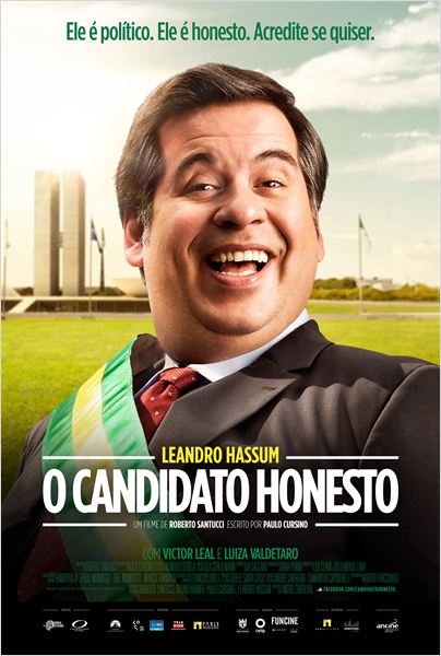 Cartaz do filme O Candidato Honesto, com Leandro Hassum