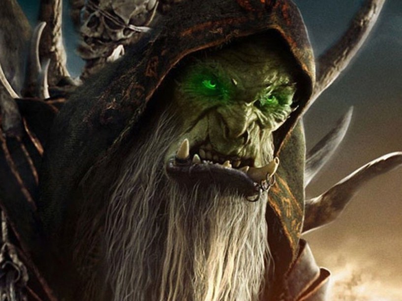 O vilão Gul’dan (Daniel Wu) no filme Warcraft - O Primeiro Encontro de Dois Mundos