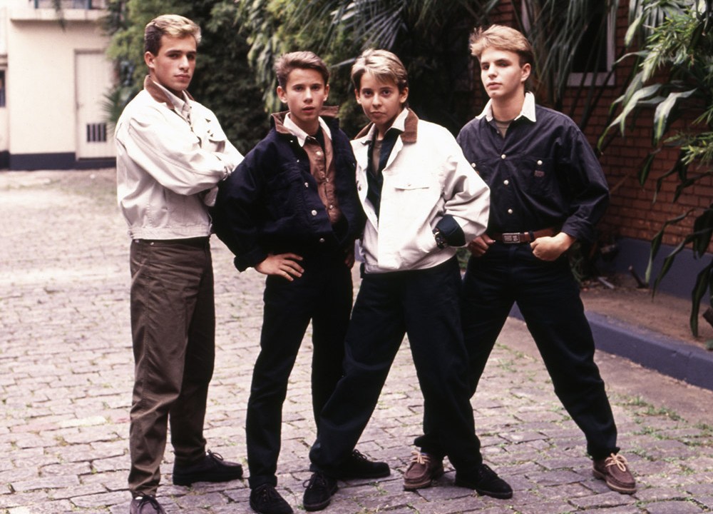 Integrantes do grupo 'Polegar' - 1989