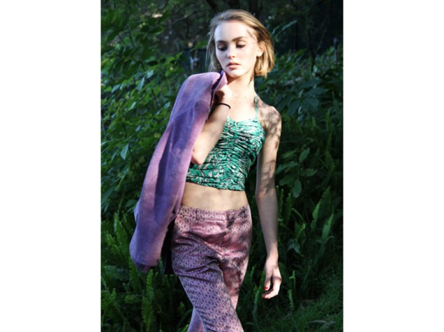 Lily-Rose Depp em ensaio para a revista de moda australiana Oyster Magazine