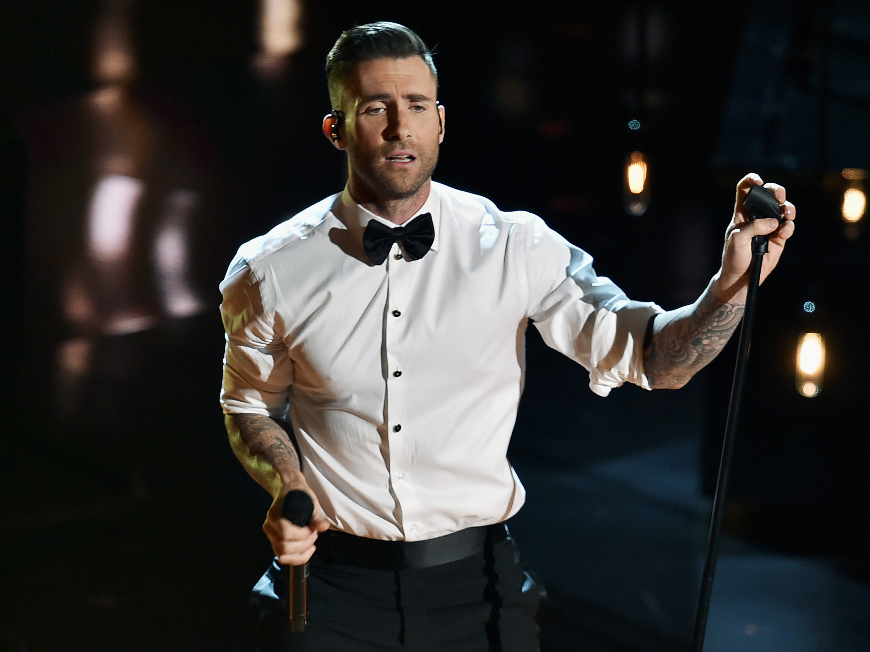Adam Levine, vocalista da banda Maroon 5
