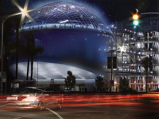 Projeto do museu do Oscar em Los Angeles, assinado pelos arquitetos Renzo Piano e Zoltan Pali