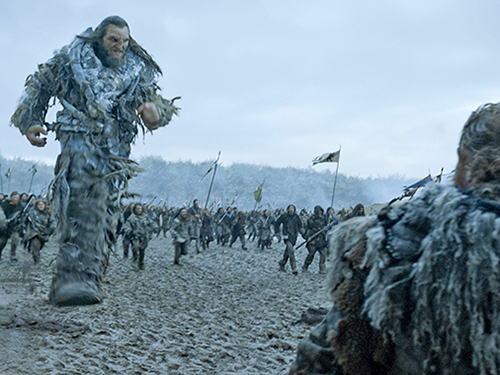 Cena do episódio A Batalha dos Bastardos, da série Game of Thrones