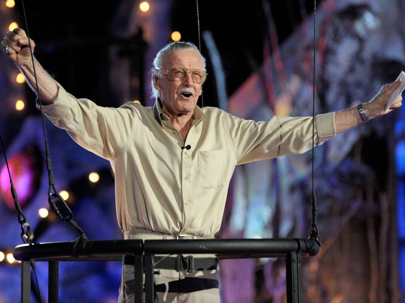 Stan Lee no Scream Awards, em 2009 Stan Lee no Scream Awards, em 2009