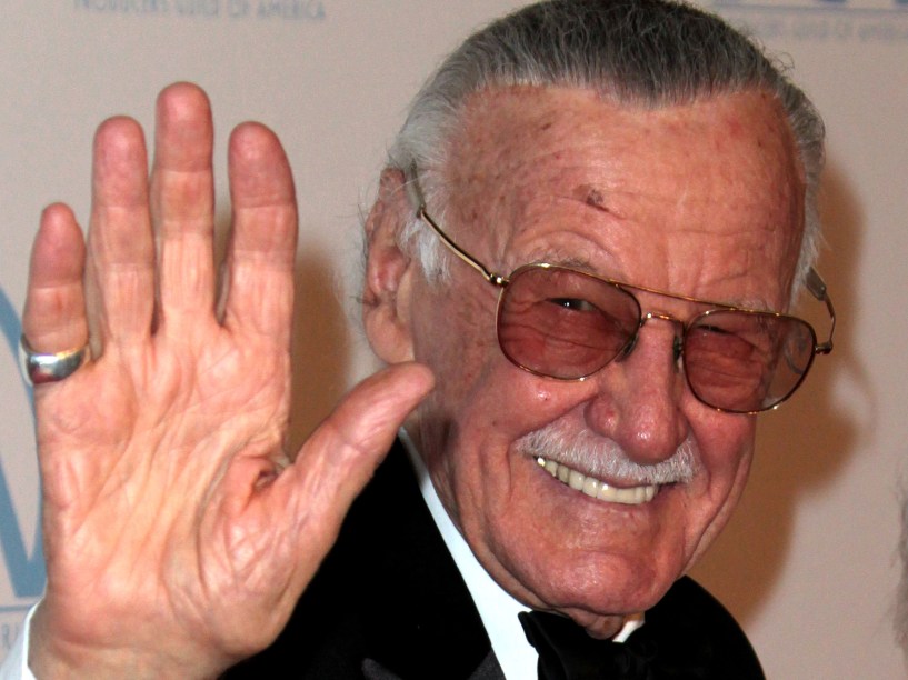 Stan Lee comparece à premiação Guild Awards, em Beverly Hills, 2012