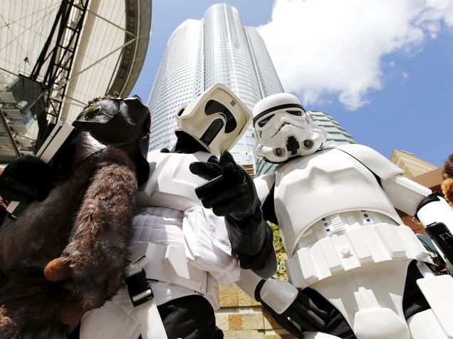Fãs celebram o Star Wars Day em Tóquio