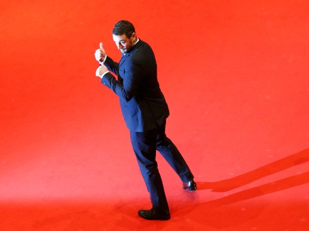 James Franco chega para a exibição do filme A Rainha do Deserto no 65º Festival Internacional de Cinema de Berlim - 06/02/2015
