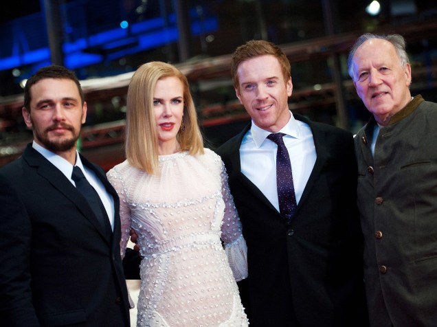(E/D): Os atores James Franco, Nicole Kidman e Damian Lewis e o diretor Werner Herzog chegam para a exibição do filme A Rainha do Deserto no 65º Festival Internacional de Cinema de Berlim - 06/02/2015