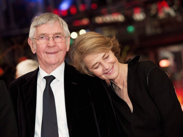 Tom Courtenay e Charlotte Rampling chega para a exibição do filme A Rainha do Deserto no 65º Festival Internacional de Cinema de Berlim - 06/02/2015