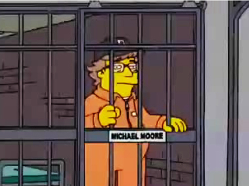 O cineasta Michael Moore aparece em episódio dos Simpsons