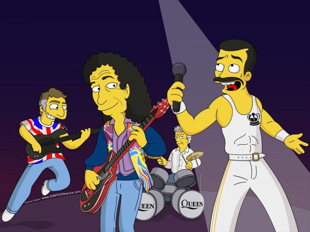 Episódio dos Simpsons teve a banda Queen como participação especial
