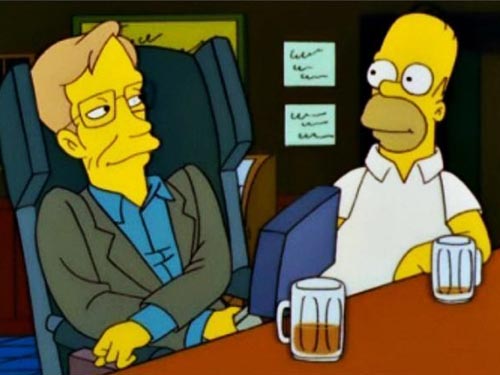 Stephen Hawking aparece em episódio do seriado Simpsons