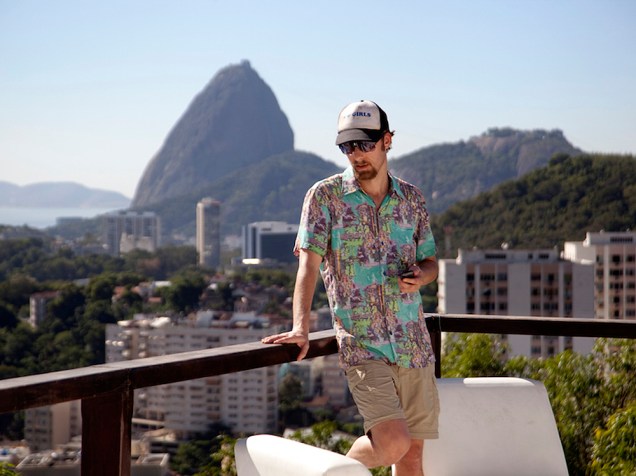 Torgeir (Trond Fausa), na terceira temporada da série Lilyhammer, que teve episódios gravados no Rio de Janeiro