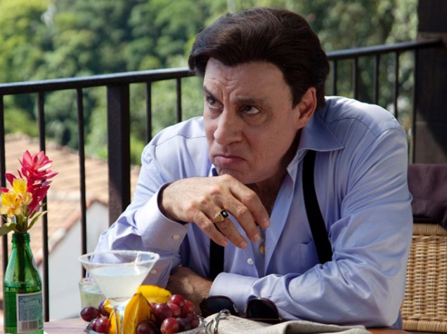 Frank Tagliano (Steven Van Zandt), na terceira temporada da série Lilyhammer, que teve episódios gravados no Rio de Janeiro