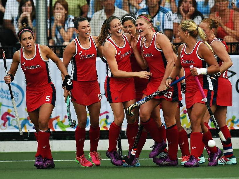 Norte-americanas derrotam as Leonas da Argentina na final do hóquei sobre grama e conquistam a medalha de ouro nos Jogos Pan-Americanos, em Toronto, Canadá