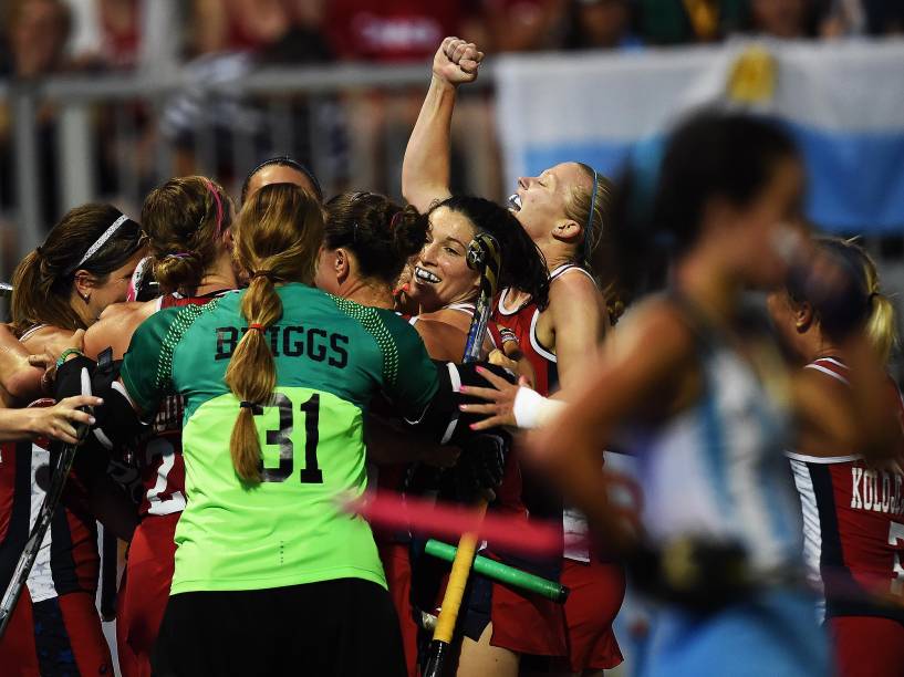 Norte-americanas derrotam as Leonas da Argentina na final do hóquei sobre grama e conquistam a medalha de ouro nos Jogos Pan-Americanos, em Toronto, Canadá