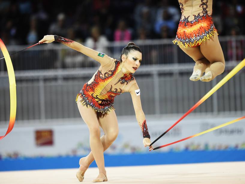 Seleção brasileira de ginástica rítmica começou as disputas do Pan nesta sexta-feira (17)