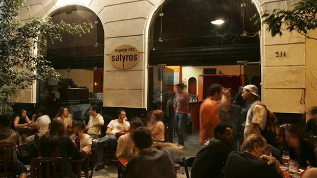 Espaço dos Satyros, na Praça Roosevelt, em São Paulo