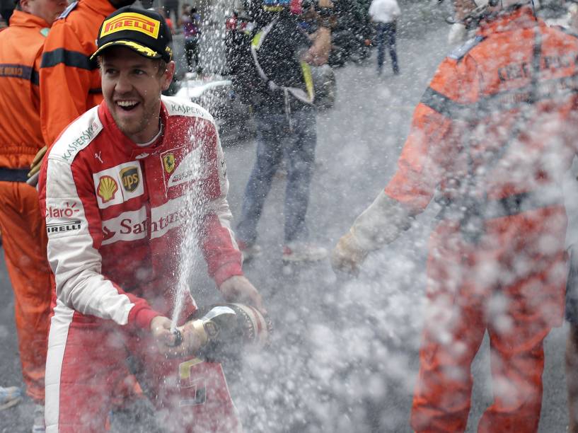 Sebastian Vettel, segundo lugar no Grande Prêmio de Mônaco