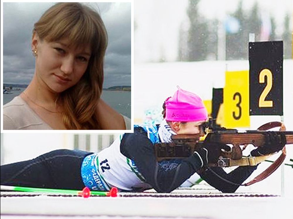 A biatleta russa Аlinа Yakimkina de 21 anos