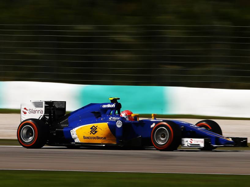 Felipe Nasr da Sauber ficou com a 12ª posição na Malásia - 29/03/2015