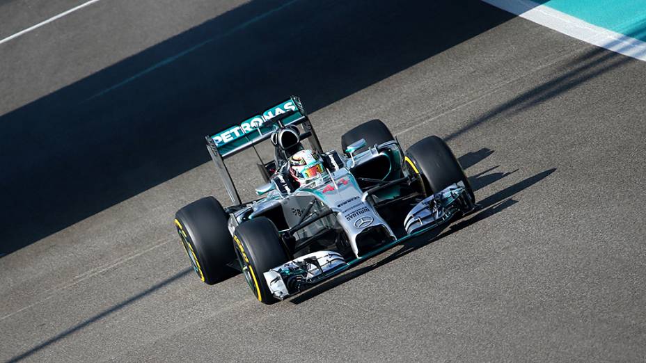 Nico Rosberg da Mercedes, durante treino livre para Grande Prêmio de Abu Dhabi