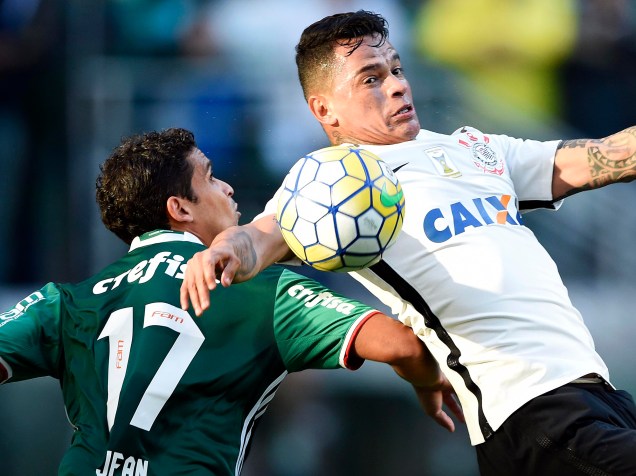 Partida entre Palmeiras e Corinthians, válida pela 7ª rodada do Campeonato Brasileiro, realizada em São Paulo (SP) - 12/06/2016