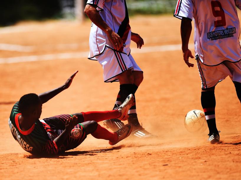 Final da Copa Lediane de 2014, entre as equipes da Portuguesa de Teotônio Vilela e 17 de Janeiro de Vila Rica, disputada no CDC Jardim Planalto, em Sapopemba, zona leste de São Paulo