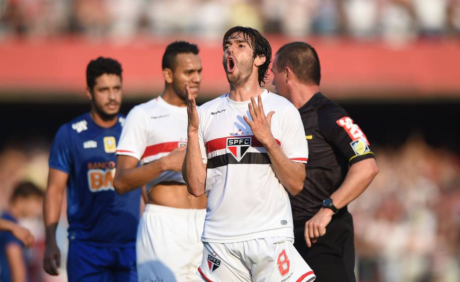 Kaká na partida contra o Cruzeiro no Morumbi - 14/09/2014