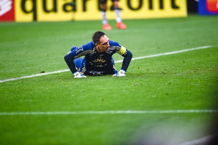 O goleiro do Palmeiras Fernando Prass