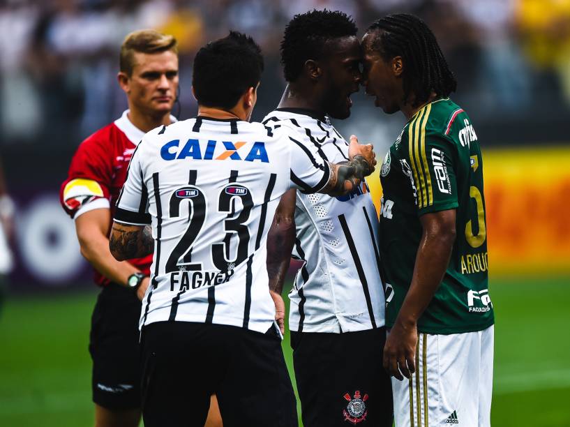 Partida entre Corinthians e Palmeiras, válida pela semifinal do Campeonato Paulista de Futebol 2015