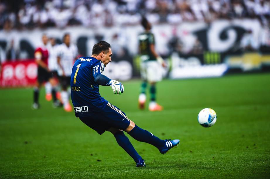 O goleiro do Palmeiras Fernando Prass