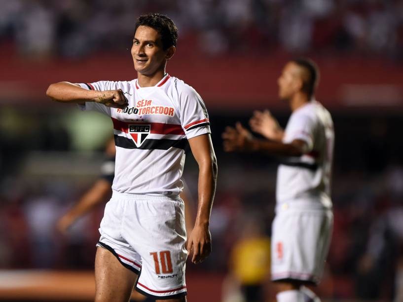 Paulo Henrique Ganso do São Paulo, na partida contra o San Lorenzo - 18/03/2015