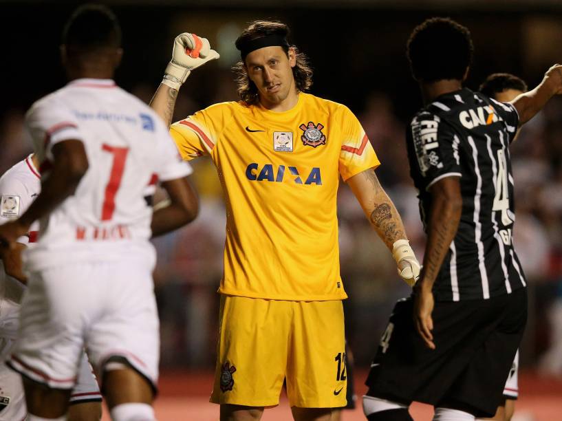 O goleiro Cássio do Corinthians