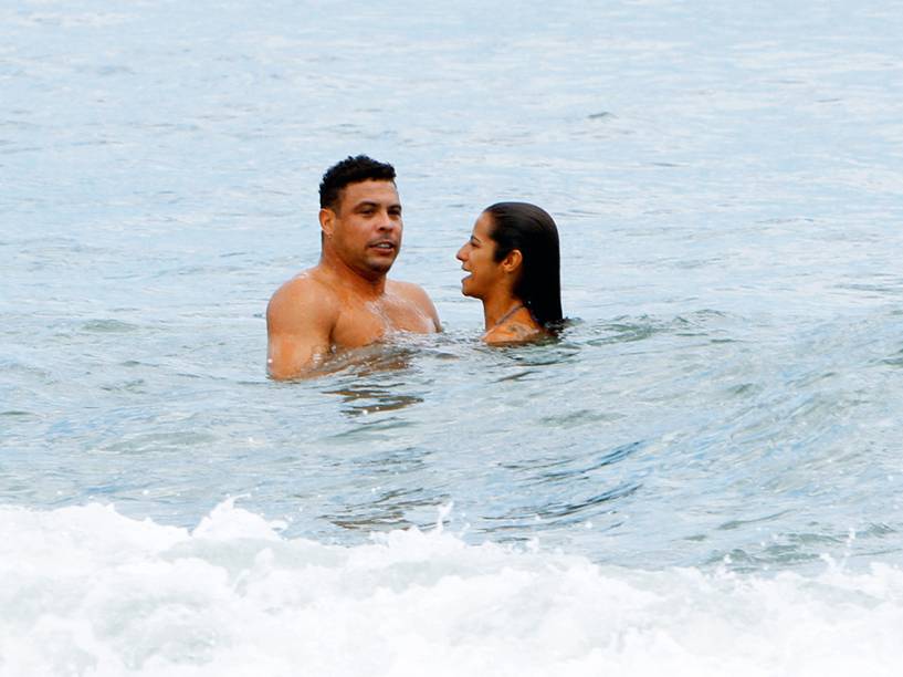 Ronaldo e Paula Morais, no Rio de Janeiro, em 2013