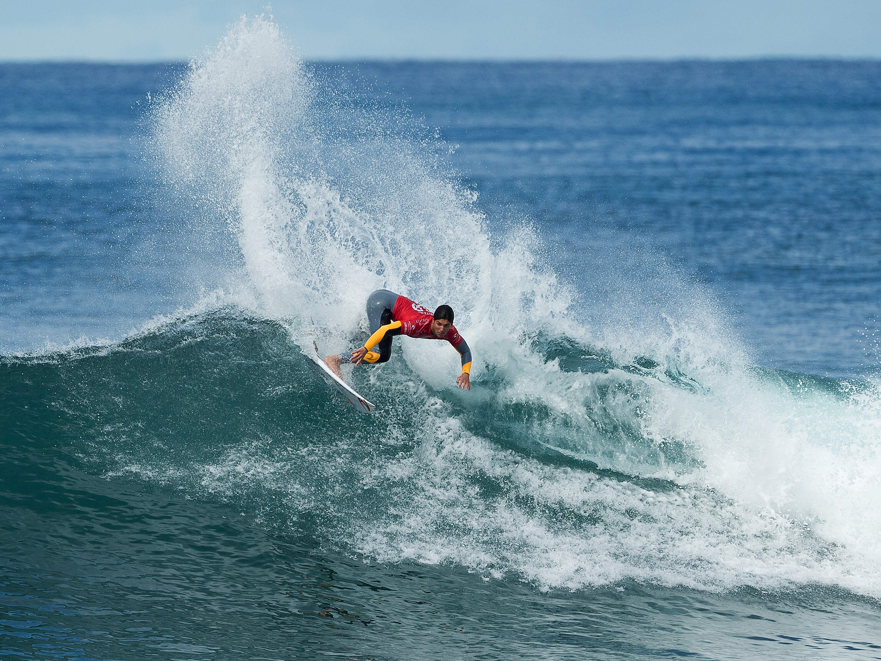 Gabriel Medina em Bells Beach, na Austrália: mais uma vitória sobre Kelly Slater