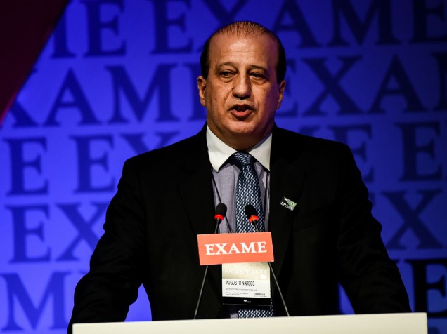O ex-presidente do TCU, Augusto Nardes, durante o EXAME Fórum 2015