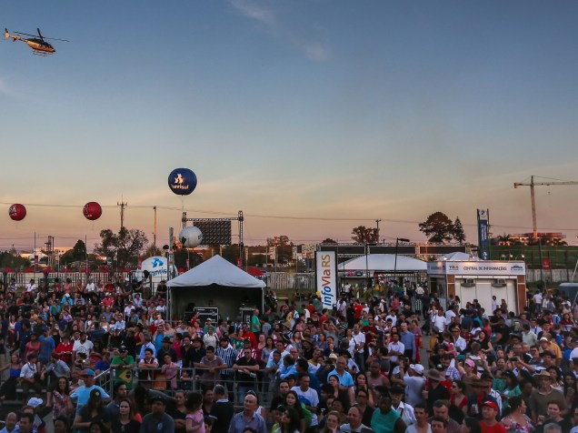 Movimento durante a 38ª Expointer, que ocorre entre 29 de agosto e 06 de setembro de 2015 no Parque de Exposições Assis Brasil, em Esteio, Rio Grande do Sul