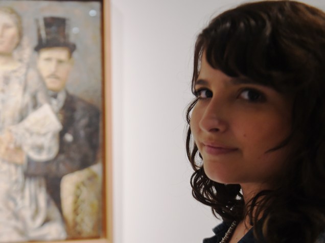 Catarina Guedes, 20, estudante do Recife na exposição Picasso e a Modernidade Espanhola, em São Paulo