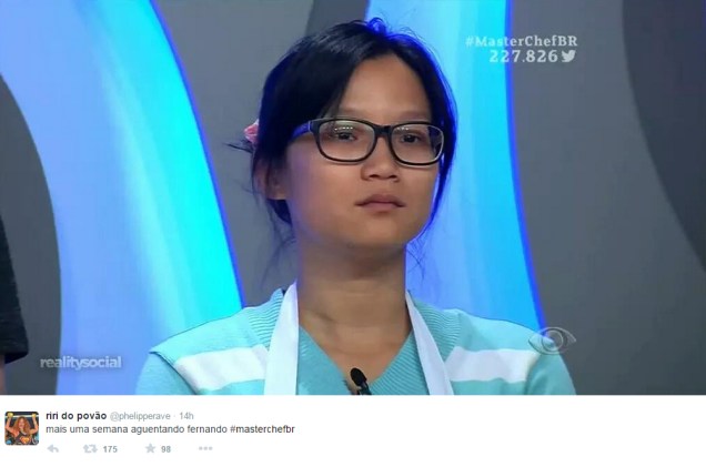 Jiang Pu, uma das participantes mais queridas desta edição do programa, vira meme: Chateada porque Fernando ficou mais uma semana