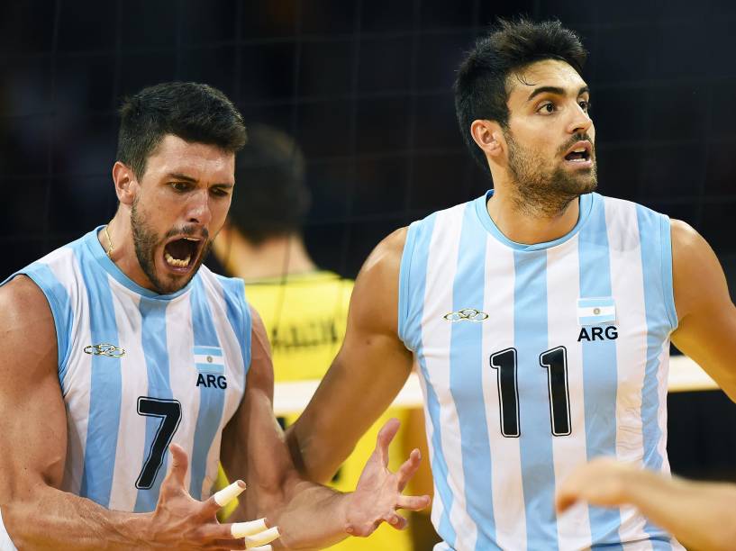 Final do vôlei entre Brasil e Argentina