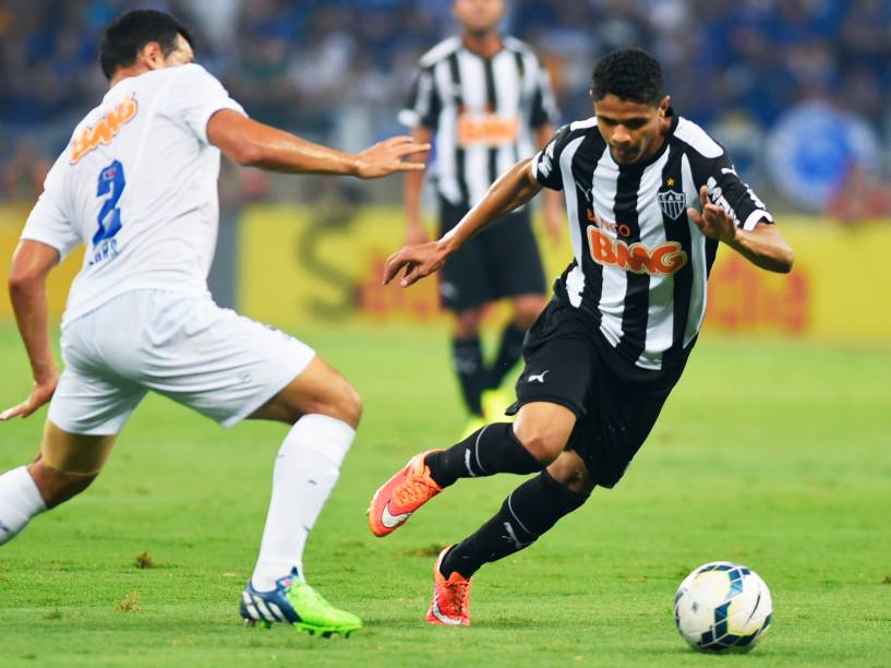 Jogadores do Atlético-MG durante segundo Jogo da final da Copa do Brasil, no Estádio Mineirão em Belo Horizonte<br>