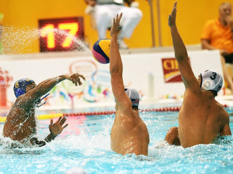 A seleção brasileira de polo aquático ficou com a prata após ser superada pelos Estados Unidos na final dos Jogos Pan-Americanos de Toronto