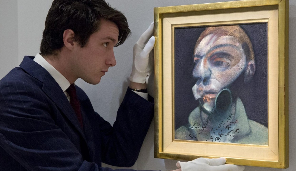 Auto-retrato de Francis Bacon que vai a leilão em julho de 2015, na Sotheby’s