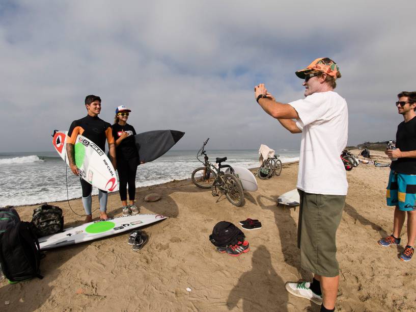 O surfista brasileiro Gabriel Medina em Trestles na Califórnia