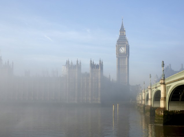 Nevoeiro no centro de Londres