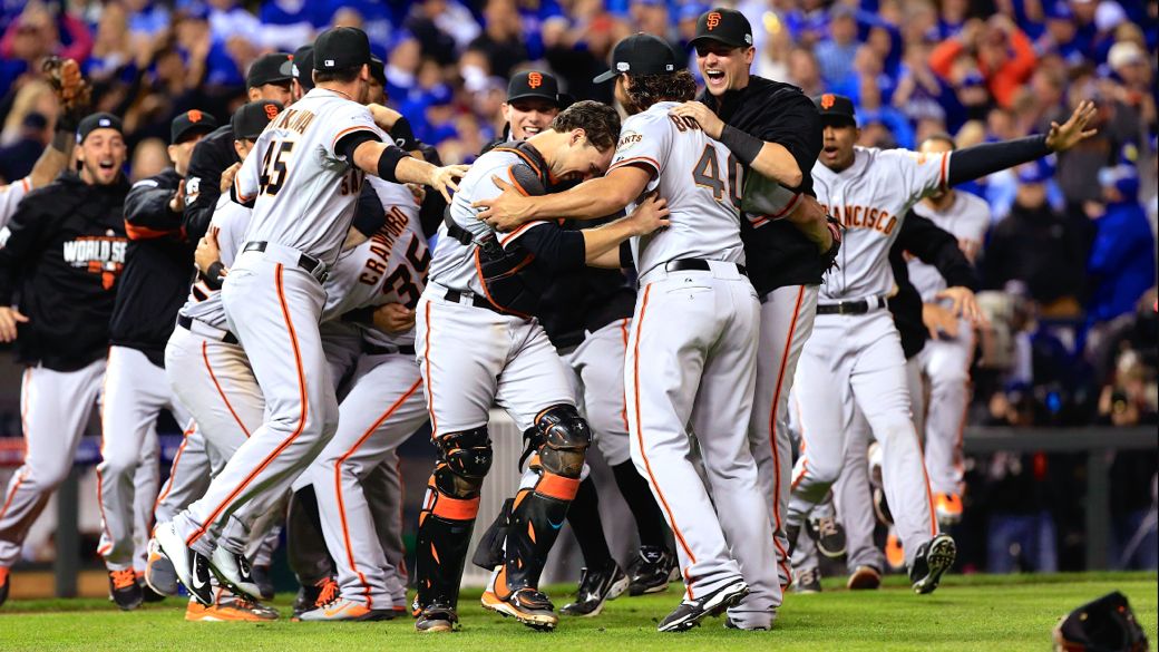 A festa do San Francisco Giants, campeão do beisebol americano em 2014