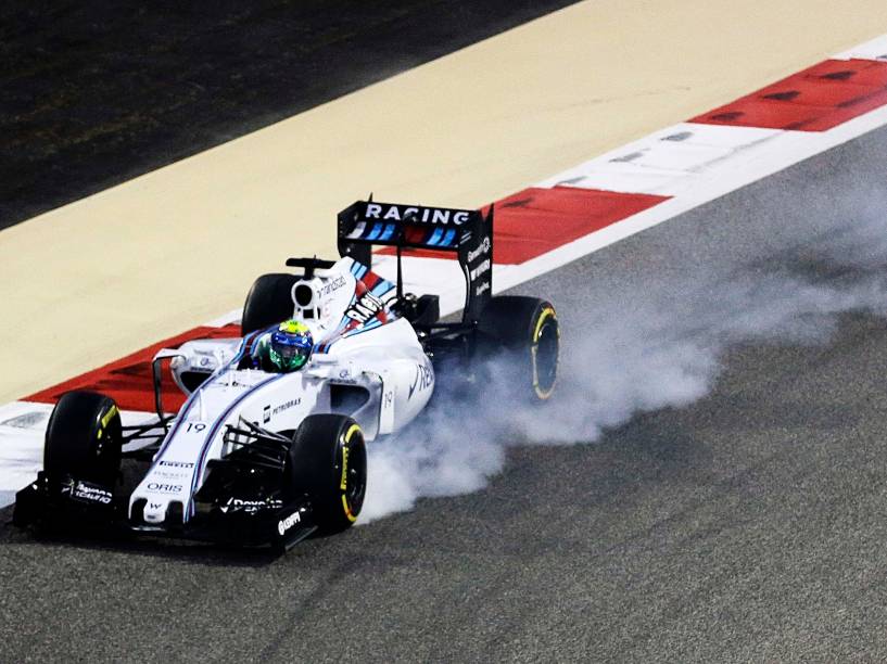 Felipe Massa no Grande Prêmio do Bahrein de Fórmula 1, a terceira etapa da temporada 2015