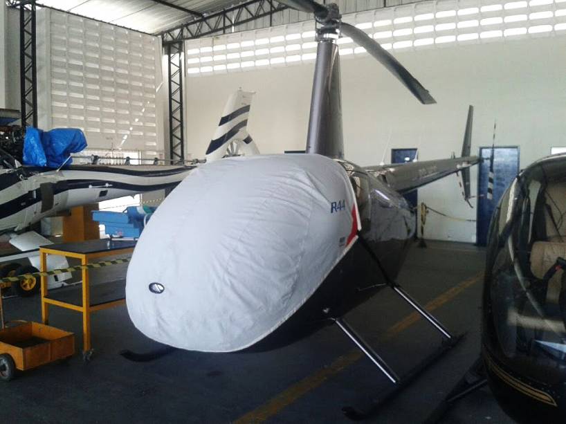 Helicóptero apreendido pela Polícia Federal
